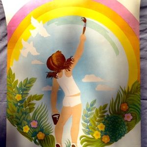 🎉Host Pick 🎉 Vintage Ukrainian Calendar Girl Poster